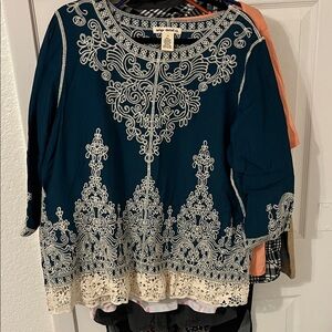 Embroidered Women's Top